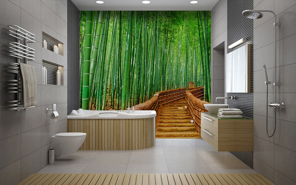 Decoración con bambú para tu baño