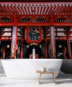 Fotomural Vinilo baño Japon