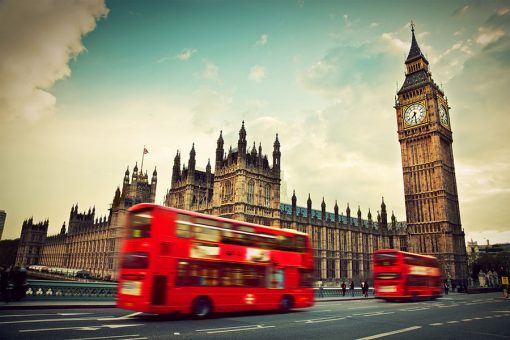 Lienzo Palacio de Westminster Londres