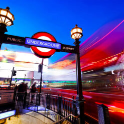 Lienzo Metro Londres