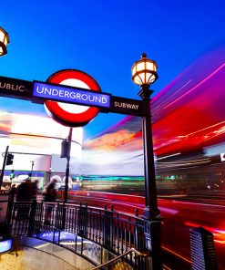 Lienzo Metro Londres