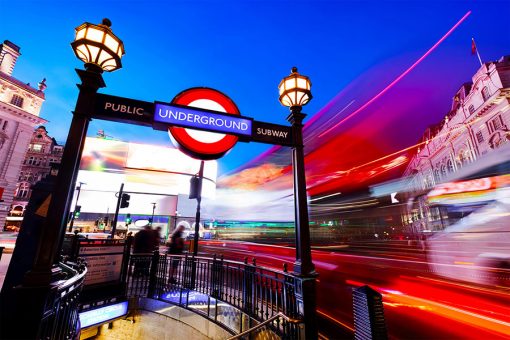 Lienzo Metro Londres