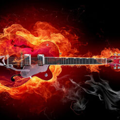 Lienzo Musica Guitarra Rock