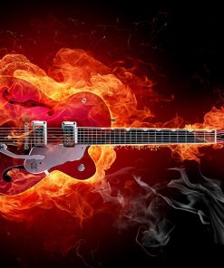 Lienzo Musica Guitarra Rock