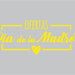 Vinilo OFERTAS Dia de la Madre_Amarillo