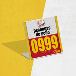 Portaprecios Pollería