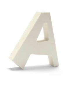 Letras Corpóreas PVC Blanco