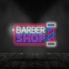 Neon Led Barberia Barber shop Medidas