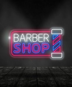 Neon Led Barberia Barber shop Medidas