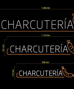 Neon Led Charcutería Medidas