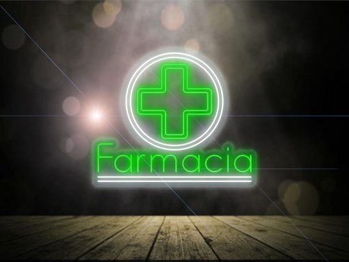 Neon Led Farmacia Redondo