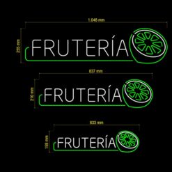 Neon Led Frutería Medidas