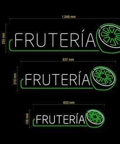 Neon Led Frutería Medidas