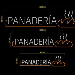 Neon Led Panadería Medidas
