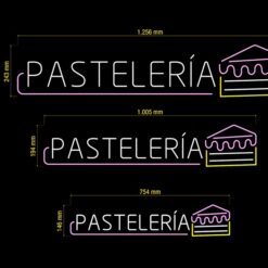 Neon Led Pastelería Medidas
