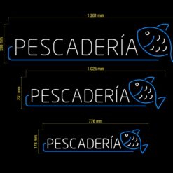 Neon Led Pescadería Medidas