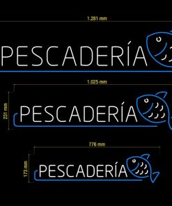 Neon Led Pescadería Medidas