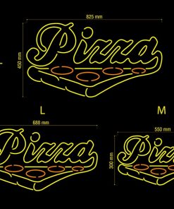 Neon Led Pizza Medidas