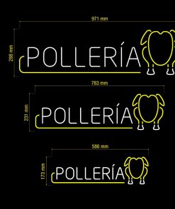 Neon Led Pollería Medidas