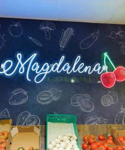 Neon personalizado frutería Magdalena