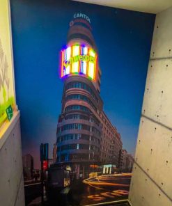 Neon sobre vinilo schweppes Madrid