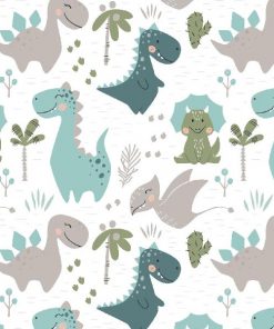 papel pintado adhesivo dinosaurios