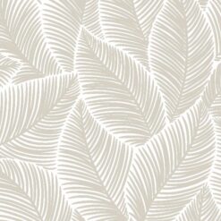 papel pintado adhesivo hojas beis salon