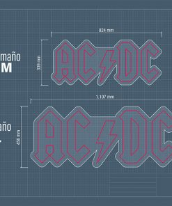 Neon Led AC/DC Medidas