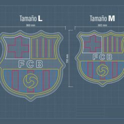 Neon Led Barcelona Medidas