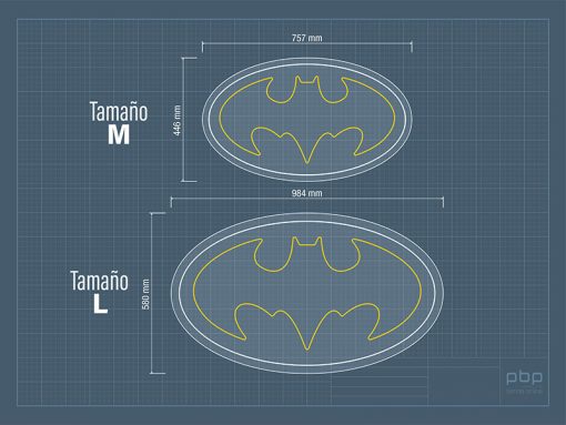 Neon Led Batman Medidas