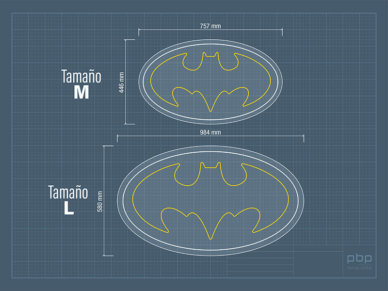 Neon Led Batman Personalizado | Tienda Rotulación PUBLIPAUL