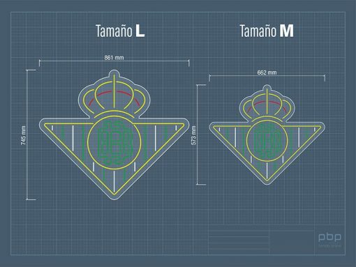 Neon Led Betis Medidas