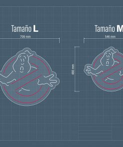 Neon Led Cazafantasmas Medidas