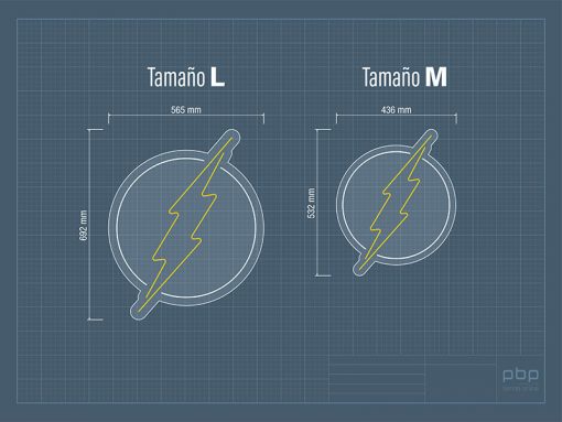 Neon Led Flash Medidas