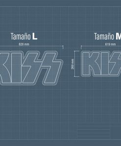 Neon Led Kiss Medidas