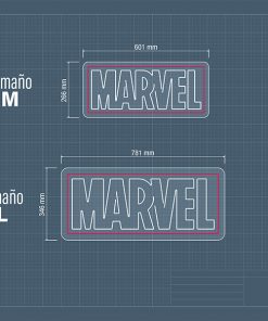 Neon Led Marvel Medidas