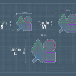Neon Led P-Sing Medidas