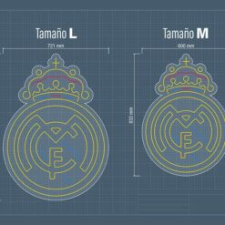 Neon Led Real Madrid Medidas