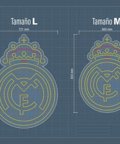 Neon Led Real Madrid Medidas