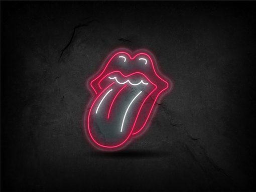Neon Led Rolling Stones