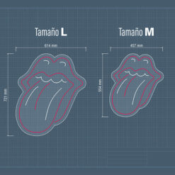 Neon Led Rolling Stones Medidas