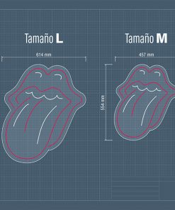 Neon Led Rolling Stones Medidas