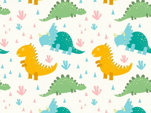 papel pintado adhesivo dinosaurios colores habitacion
