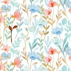 papel pintado adhesivo flores varios colores