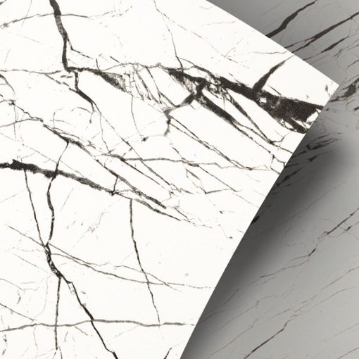 Vinilo Revestimiento Autoadhesivo efecto marmol lyx® Deco Blanco Marquina