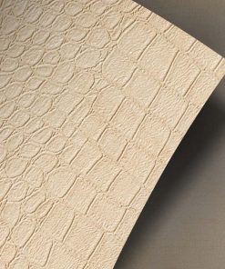 Vinilo Revestimiento Autoadhesivo efecto Piel lyx® Deco Crocodile Leather Beige