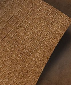 Vinilo Revestimiento Autoadhesivo efecto Piel lyx® Deco Crocodile Leather Brown