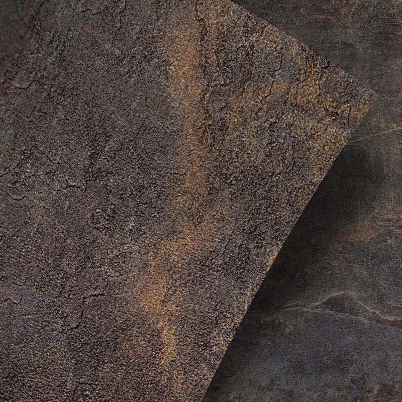 Papel pintado vinilo naturaleza Efecto Madera marrón