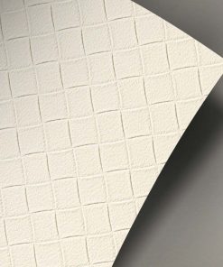 Vinilo Revestimiento Autoadhesivo efecto Piel lyx® Deco Rhombus Leather White