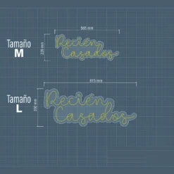 Neon LED Recién Casados